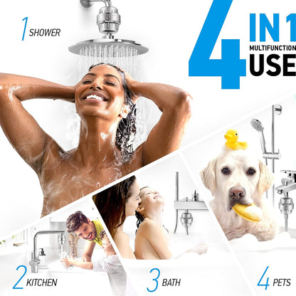 AquaHomeGroup Cartucho de repuesto premium de 20 etapas (paquete de 2, sin carcasa), compatible con cualquier filtro de – Image 6