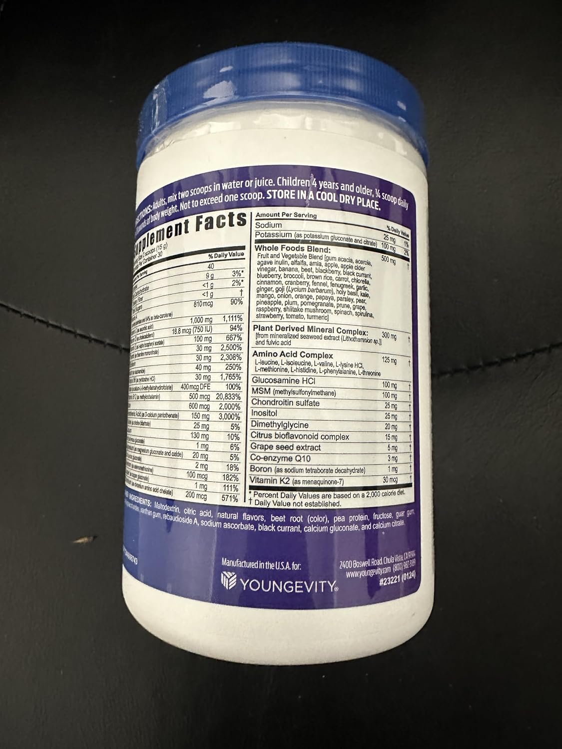 Youngevity Beyond Tangy Tangerine Original Formula - Complejo Multivitamínico y Mineral - Pack de 6