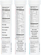 Swiss Imports Pack Variado Efervescente con Vitamina C 1000mg, Magnesio + Complejo B, Multivitamínico + Biotina (6 Paquetes, 120 Comprimidos)