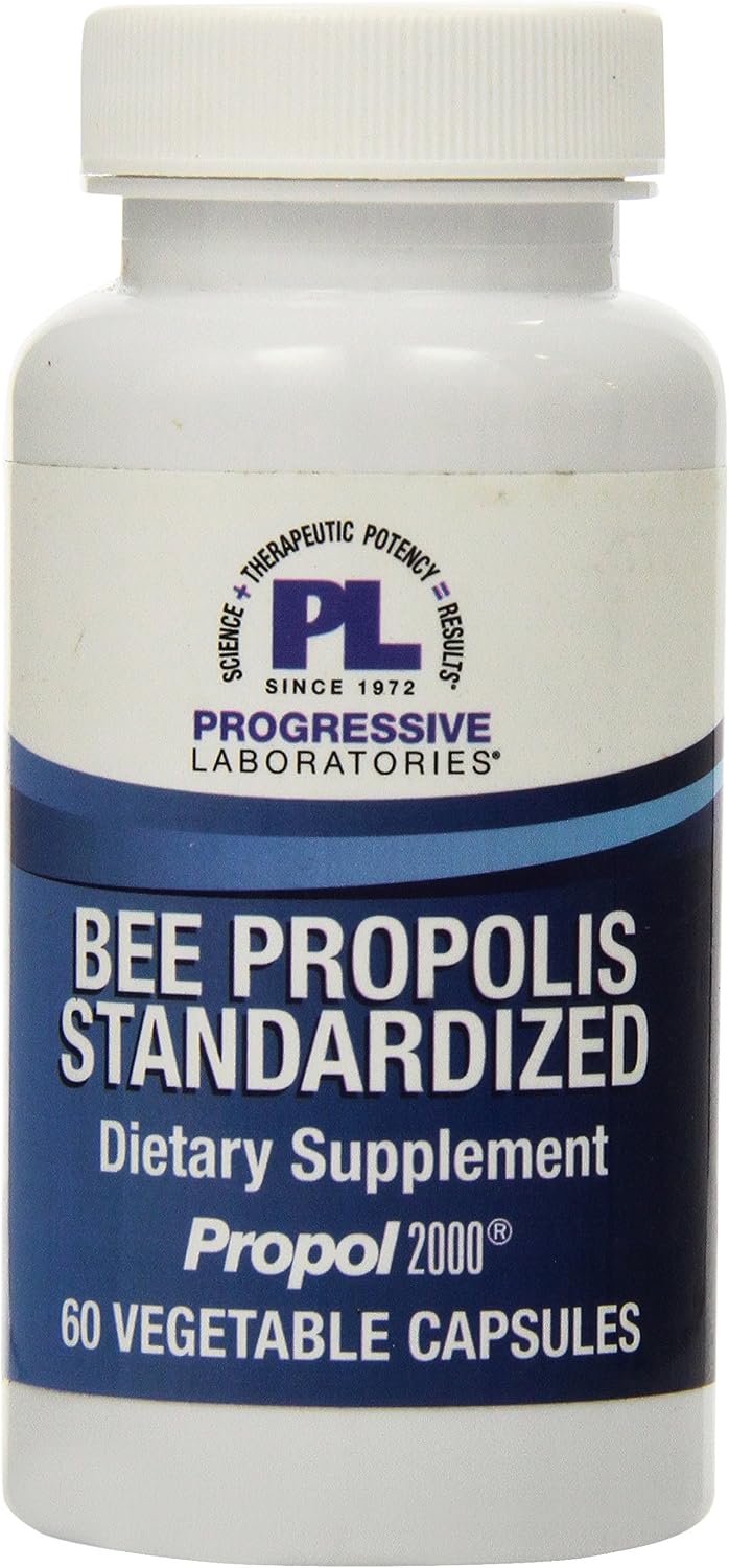Progressive Labs Propóleo de Abeja Estandarizado - 60 Cápsulas