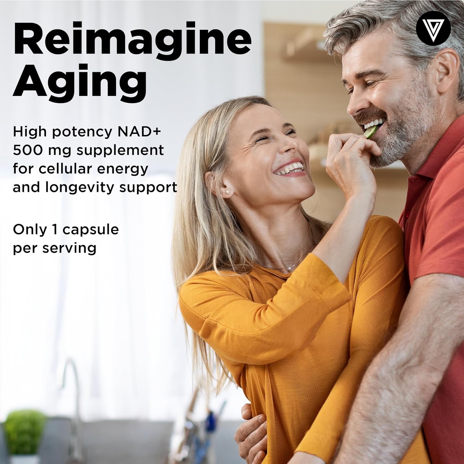 Vital Vitamins Suplemento NAD+ - NAD+ (Nicotinamida Adenina Dinucleótido) para Hombres y Mujeres - Con Administración Liposomal - Apoyo a la Vitalidad Celular, Energía, Concentración - 30 Días