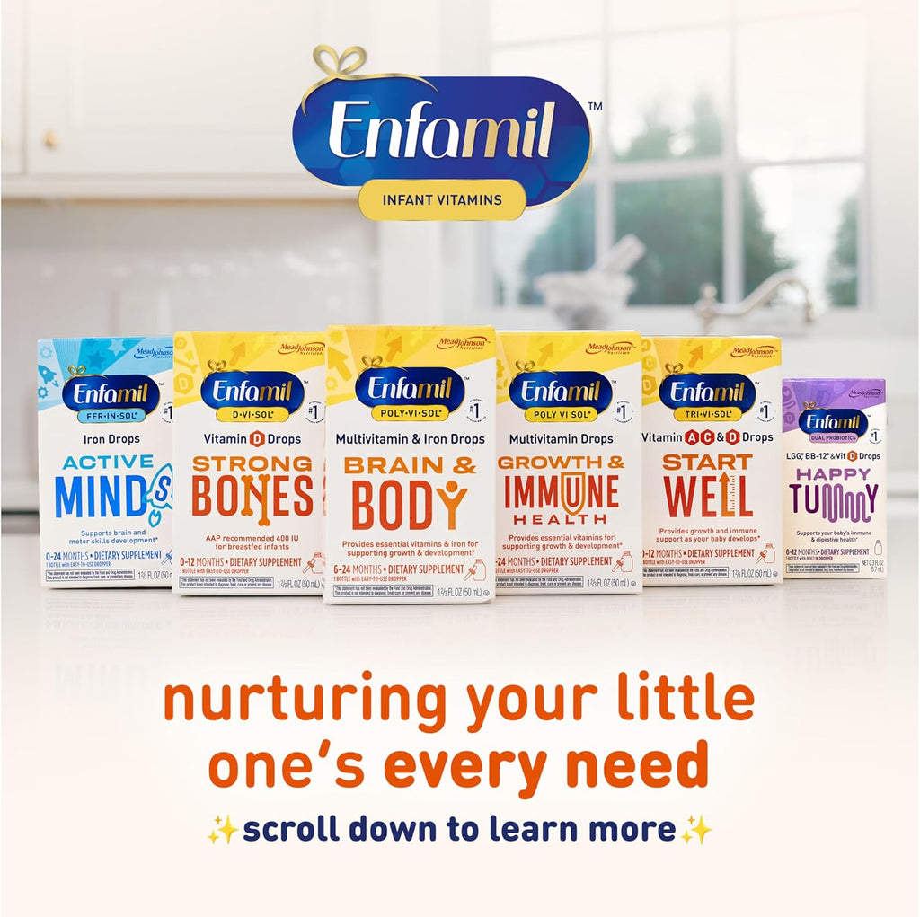 Enfamil Vitamin D-Vi-Sol Vitamin D Drops for Babies, 50 ml