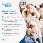 Complemento Hepático para Perros con Cardo Mariano – Fórmula de Detox Suave – 400 Comprimidos Inodoros
