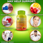 Vitamina C Liposomal 1100 mg con Acerola Orgánica – 120 Cápsulas Líquidas de Gel