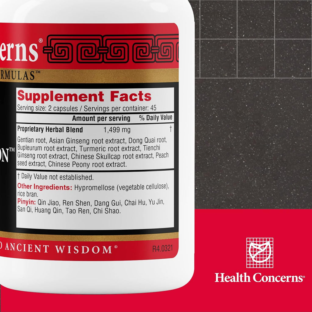 Health Concerns Regeneration – Apoyo Inmunológico y Hepático – Fórmula Herbal China Tradicional – 90 Cápsulas
