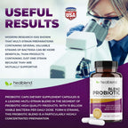 healblend Probiotic – 120 Cápsulas Veganas para Salud Digestiva e Inmunidad