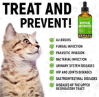 Golden Paw Antibióticos Naturales para Perros y Gatos – Gotas Orales – 2 oz (59 ml)