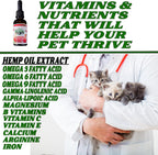 Pet Hemp Oil - Aceite de Cáñamo y Hierba Gatera para Perros y Gatos | 120mg Orgánico | Green Planet Hemp