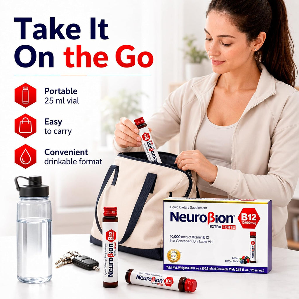 Neurobion Extra Forte B12 10.000 mcg Viales Líquidos - 10 Viales
