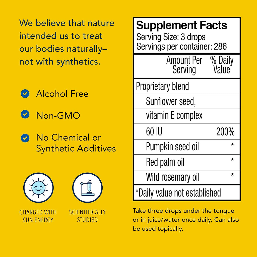 North American Herb & Spice Purely-E - Complejo de Vitamina E Natural - 1 fl oz (286 dosis)