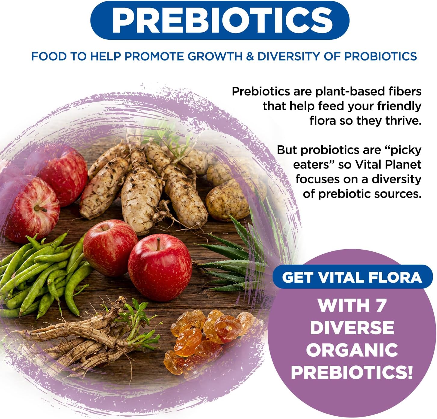 Vital Planet Vital Flora Probiótico Diario Mujeres 60B UFC 60 Cepas 60 Cápsulas