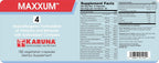 Karuna MAXXUM 4 - 180 Cápsulas Vegetarianas - Complejo Multivitamínico y Mineral con Luteína, Zeaxantina, Licopeno, Bioflavonoides Cítricos, Calcio y Magnesio
