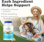 RidgeCrest Herbals ClearLungs Immune, 60 Cápsulas Veganas