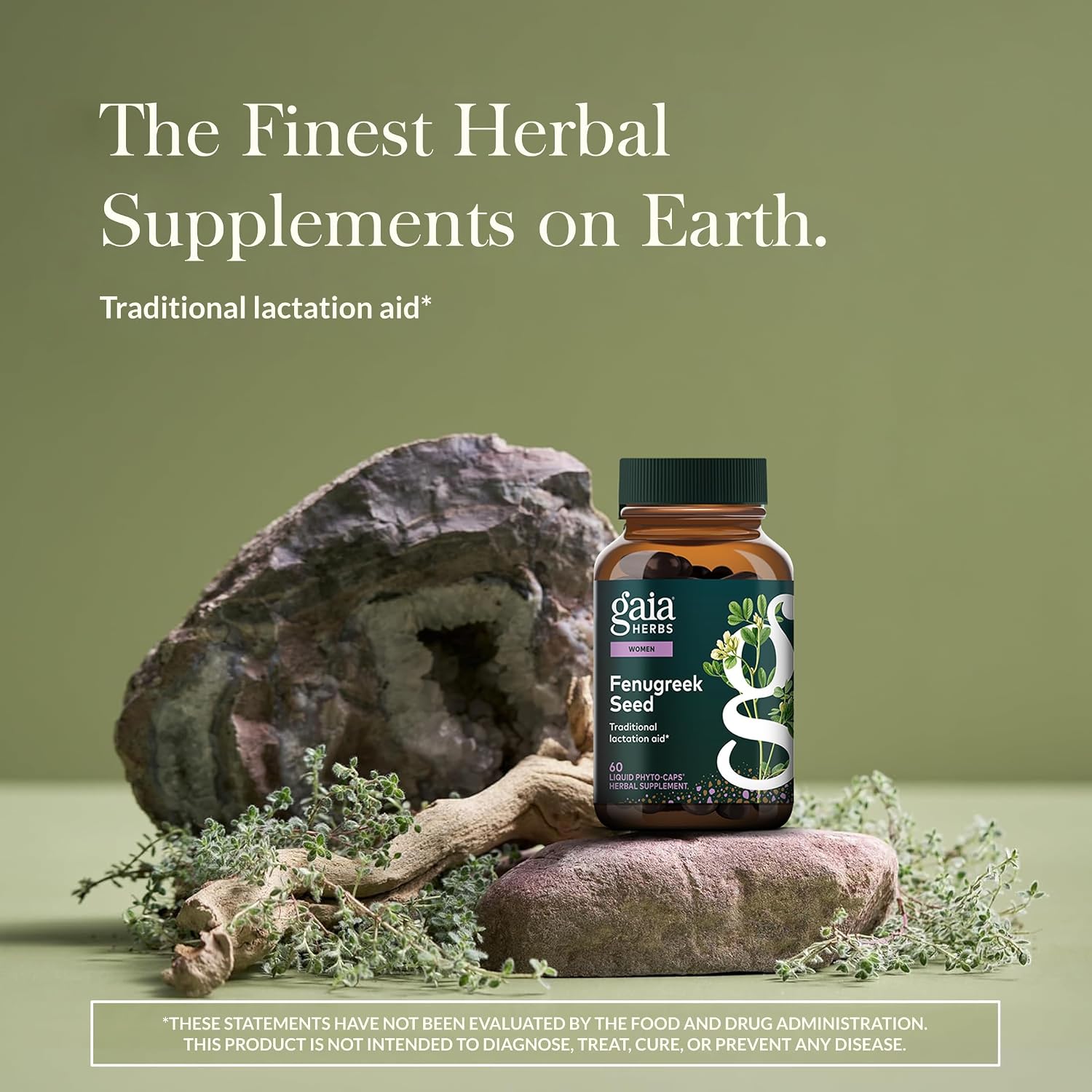 Gaia Herbs Semilla de Fenogreco - 60 Cápsulas Líquidas Veganas