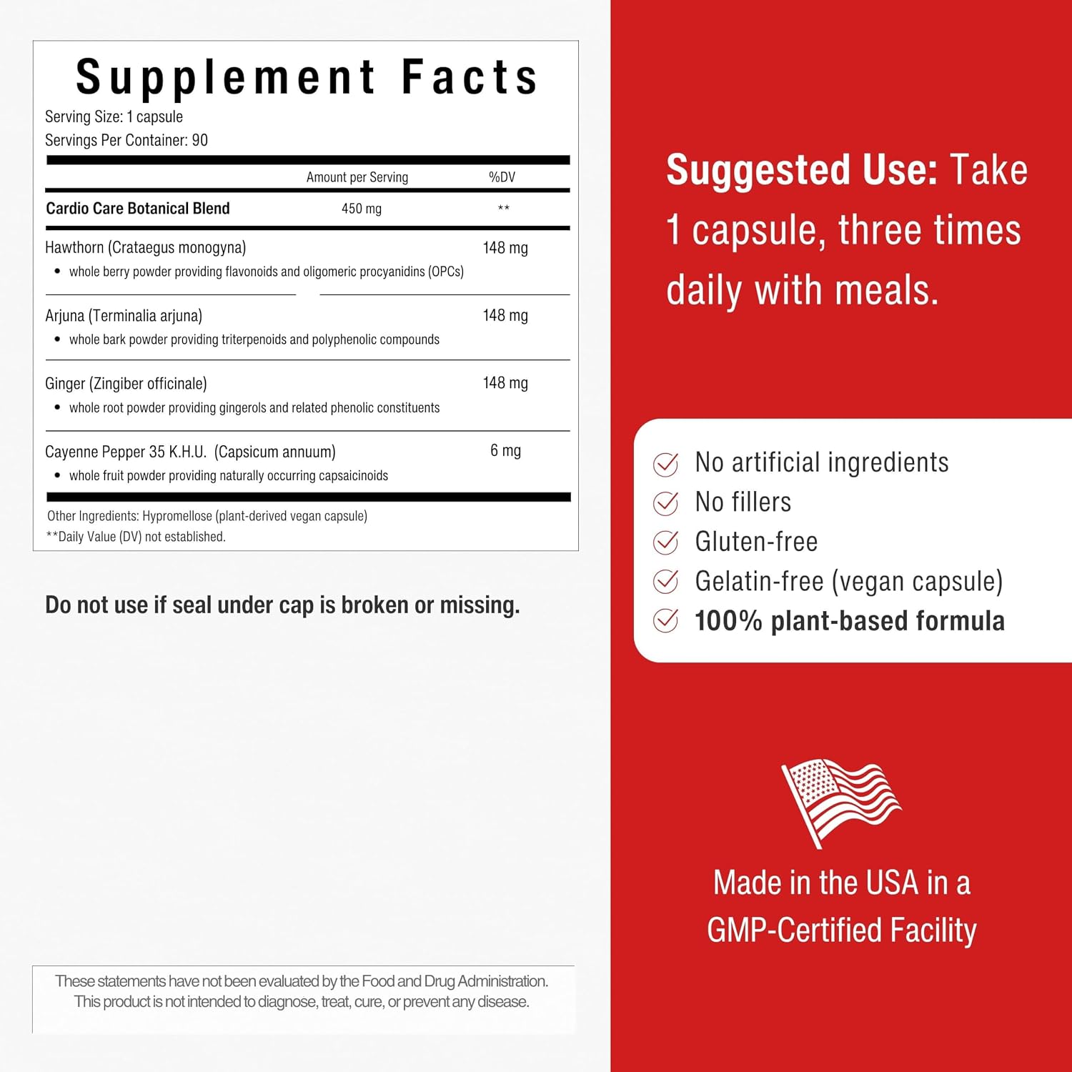 Fórmula para Eliminación de Placa Arterial | Suplemento Natural de 4 Elementos para Apoyar la Presión Arterial, el Colesterol Saludable y el Ritmo Cardíaco | 90 Cápsulas Fáciles de Tragar | de Sana Herbal