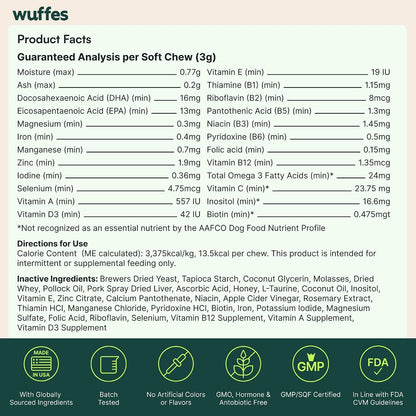 Wuffes Multivitamínico 23-en-1 para Perros - – Vitamina C: Antioxidante que apoya el sistema inmunitario. – Image 9