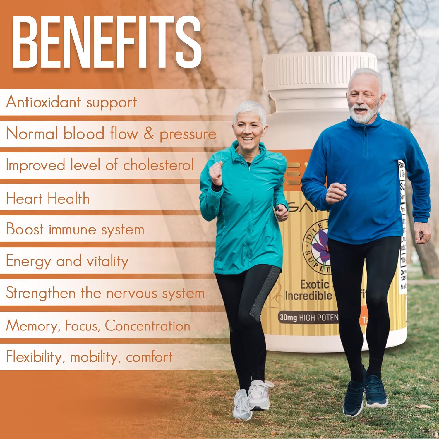 EXIR Azafrán 30 mg - 180 Comprimidos - Suplemento Natural para el Estado de Ánimo