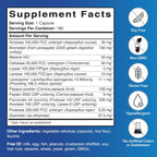 Patient One GI-One - Digestive Enzymes & Probiotics - 180 Capsules