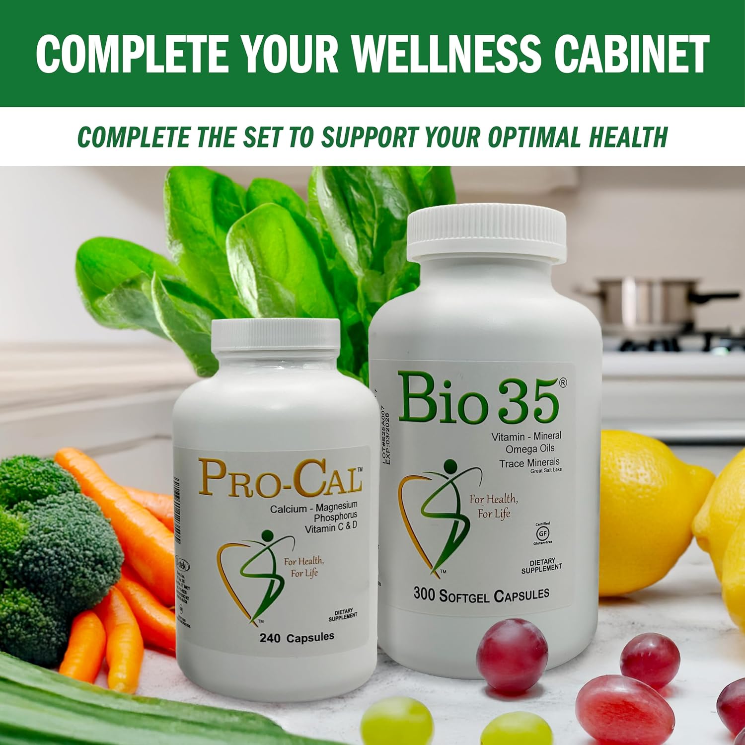 Bio-35 100 Cápsulas Blandas - Complejo Multivitamínico y Mineral Sin Gluten
