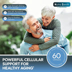 Suplemento NAD+ con Nicotinamida Ribósido, CoQ10 y Resveratrol – 60 Cápsulas