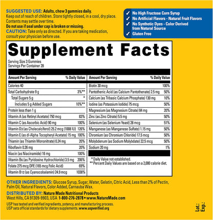 Nature Made Advanced Multivitamin Gummies – Sistema inmunitario: la vitamina D3 y el zinc son conocidos por su – Image 8
