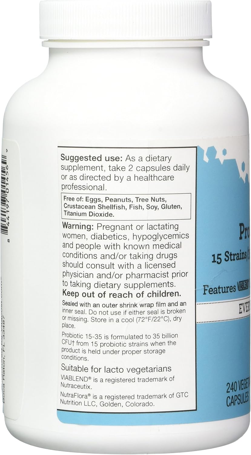 Vitacost Probiotic 15 - 35 Billion, 240 Capsules