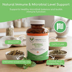 Herbal Biotic, Vitaminas de Apoyo Inmunitario, 120 Cápsulas Veganas