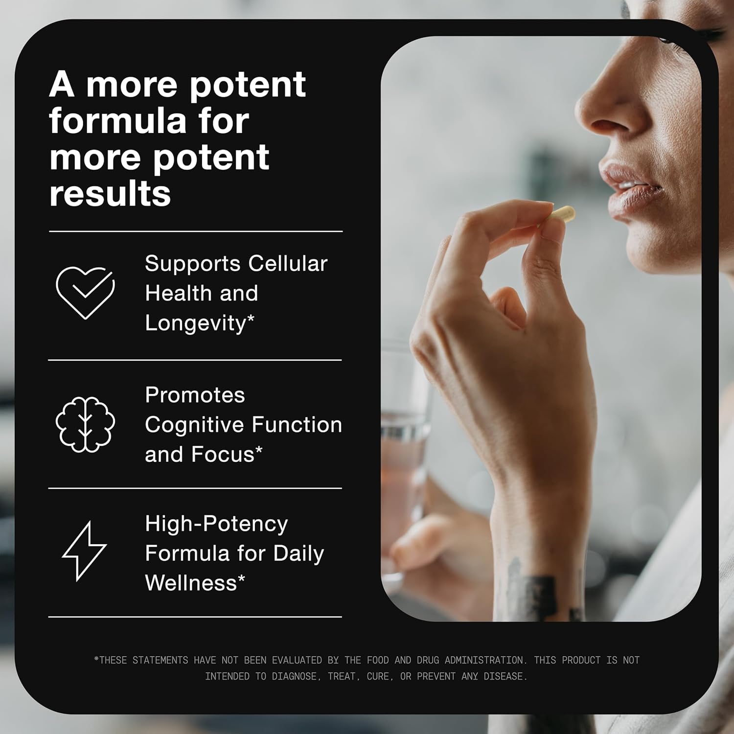 Toniiq NAD+ Liposomal con Resveratrol y Niacina - 1500mg - 60 Cápsulas