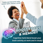 Complemento Cerebral 11-en-1 con L-Tirosina, L-Teanina, B12 Metilada, B6, Melena de León, Ginkgo Biloba, Bacopa Monnieri, Colina - Gominolas sin Azúcar, 2 Paquetes