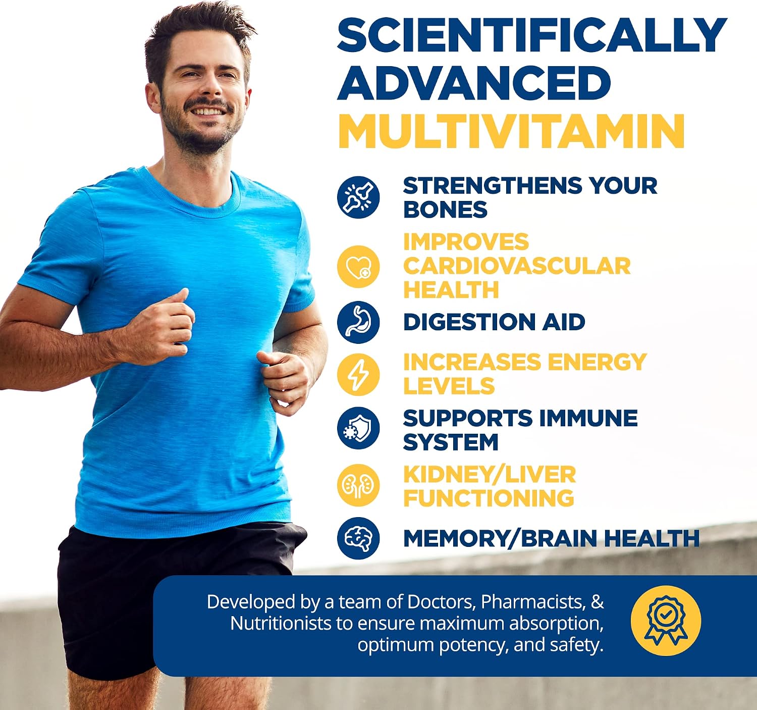 LifeSource Vitamins Multivitamínico y Minerales de Alimentos Integrales con 71 Ingredientes Naturales, 90 Comprimidos