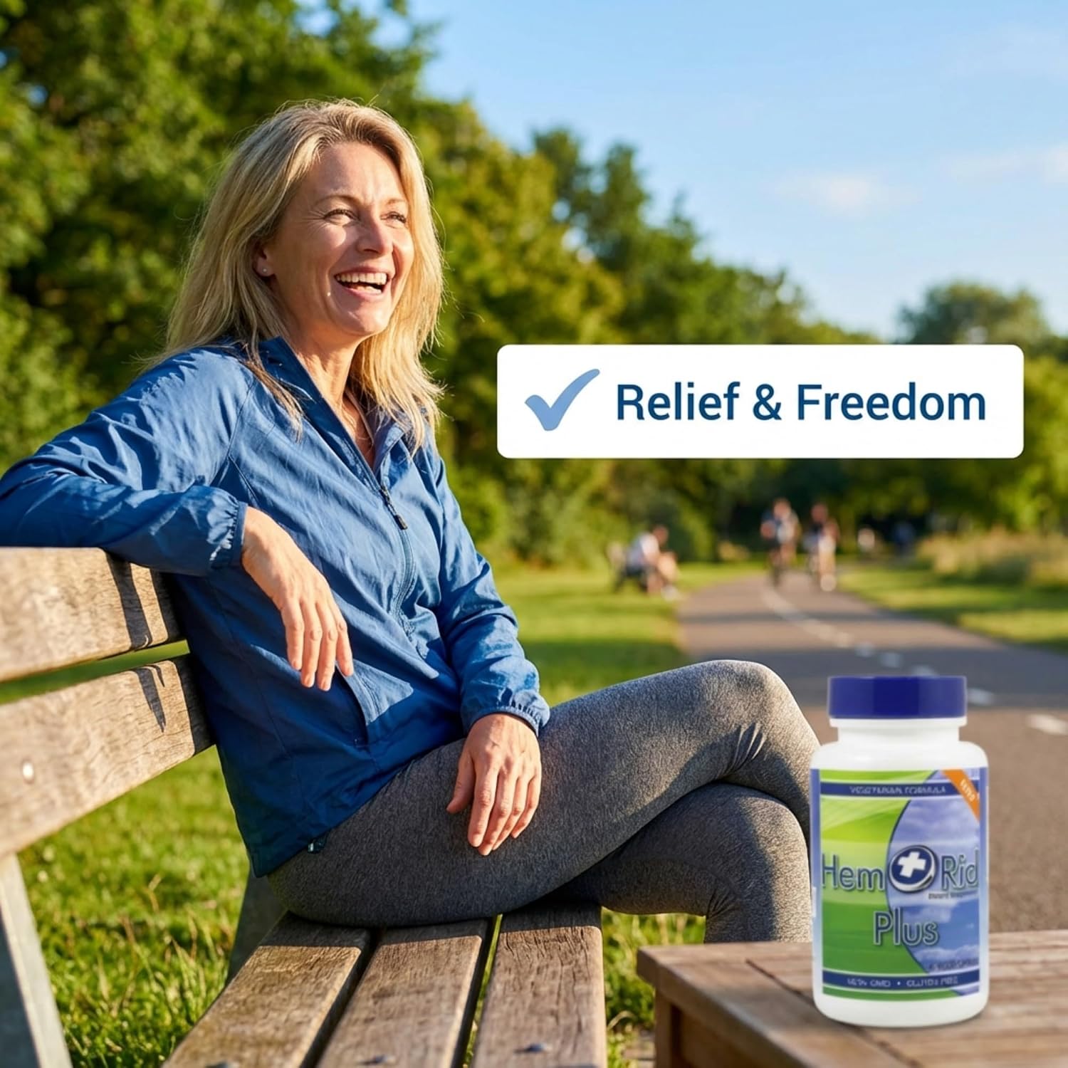 HemRid Plus Advanced Herbal Formula - 45 Vegan Capsules