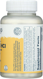 Solaray HCl Pepsin Alta Potencia 650 mg, 100 Cápsulas Vegetales
