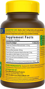 Nature Made Super B Energy Complex, 60 Cápsulas Blandas