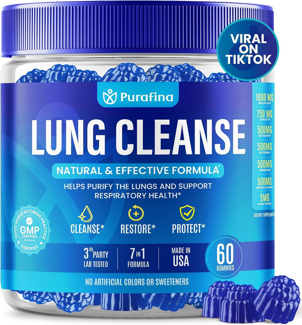 Purafina Lung Cleanse Gummies 7 en 1 - 60 Gominolas