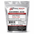 Ácido Ascórbico en Polvo Puro 100 g - Cristales de L-Ácido Ascórbico - Ingrediente Único - Polvo Fino Cristalino - Bolsa Resellable