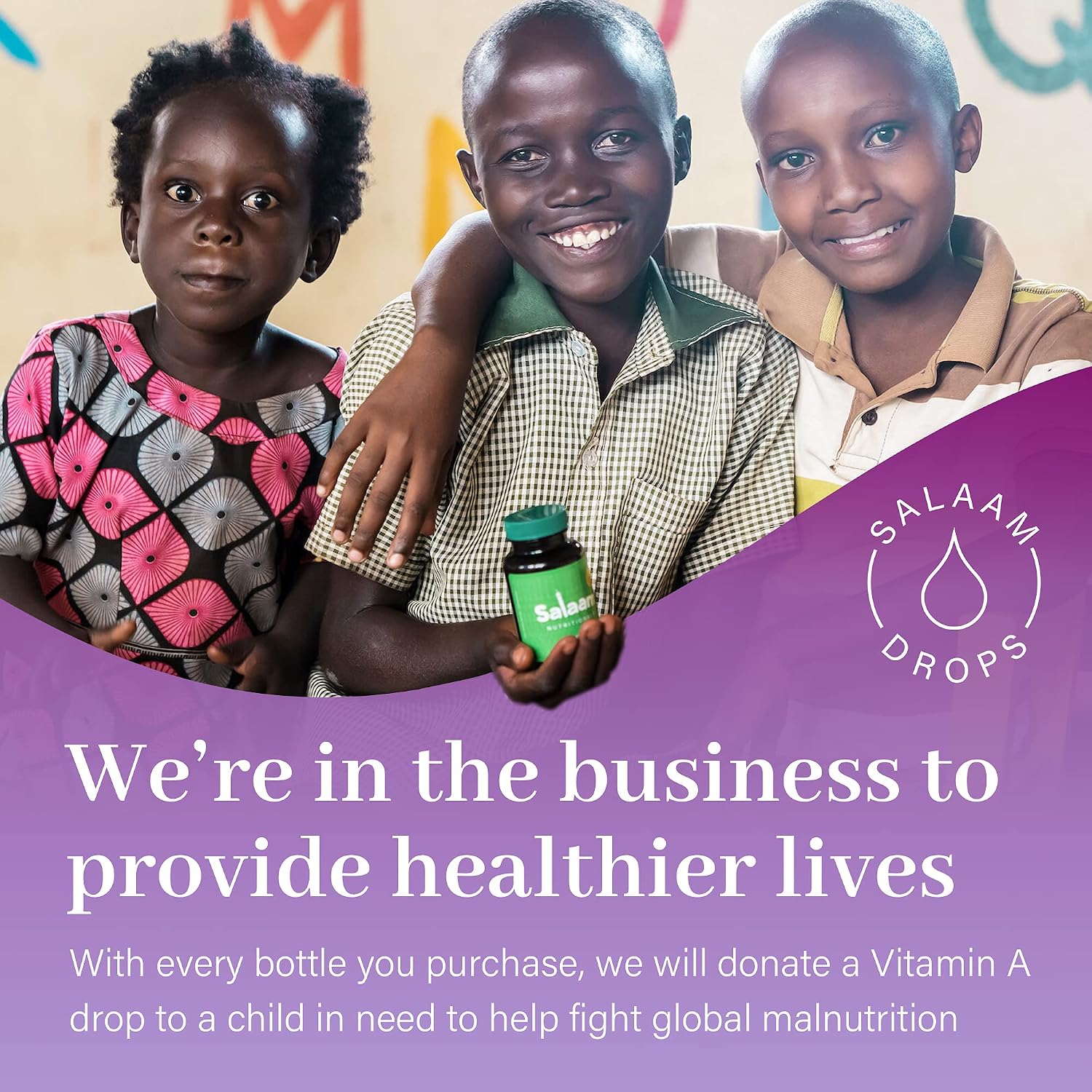 Salaam Nutritionals - Multivitaminas para Niños, Gominolas con 13 Vitaminas y Minerales Esenciales, 90 unidades