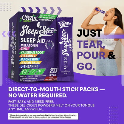 Clean Nutraceuticals Sleep Aid – Polvo de – 5-HTP: Precursor de la serotonina, ayuda a mantener el equilibrio del – Image 7