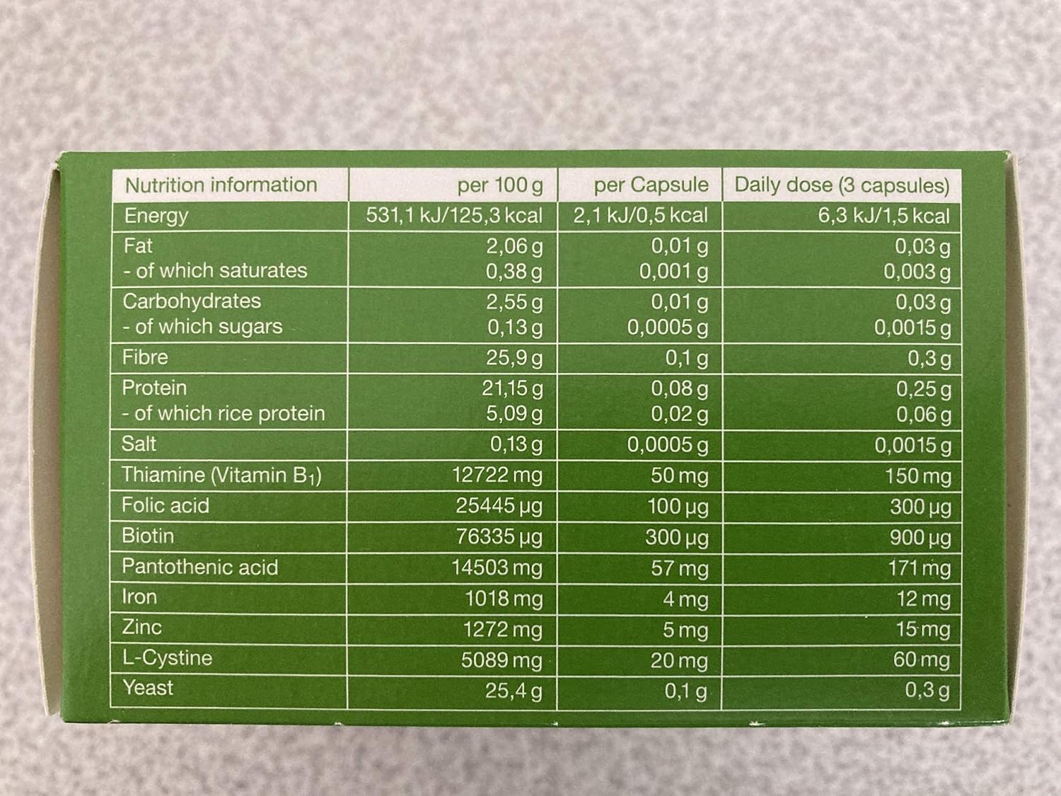 Pantogar Cápsulas Veganas (180 Unidades) - Complemento Alimenticio