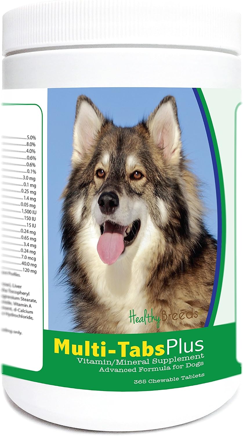 Healthy Breeds Multi-Tabs Plus - Comprimidos masticables para perros Utonagan (365 unidades)