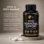 Cocó March N.M.D Myo-Inositol Apoyo Hormonal para Mujeres – 120 Cápsulas Veganas