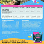 Happy Go Healthy Suplemento para Piel y Pelaje de Perros con Probióticos y Omega 3