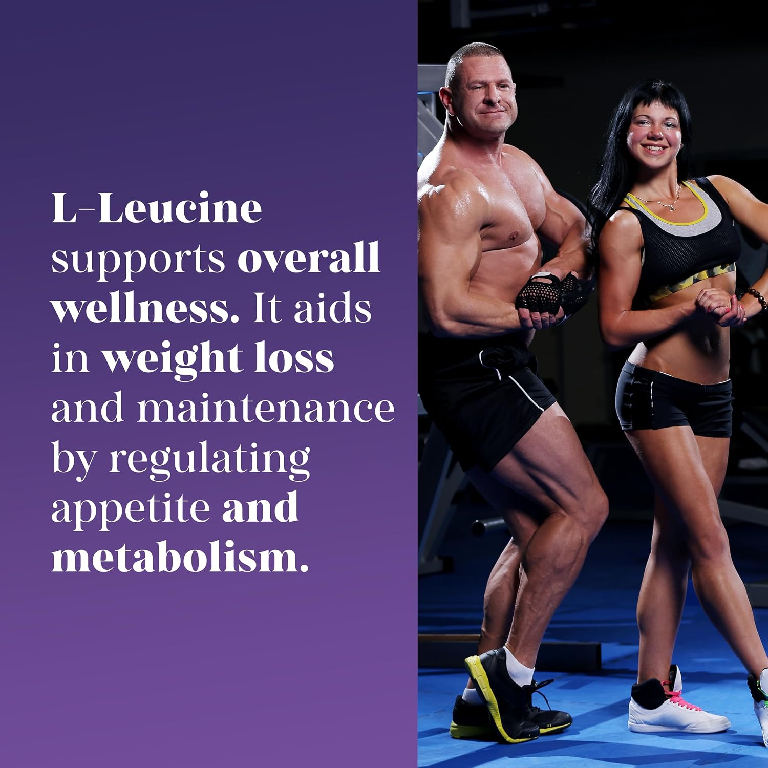Meibotan L-Leucina Pura 2000mg - Recuperación Muscular, No GMO y Vegano - 120 Cápsulas Vegetarianas