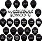 ROFLmart Sickloons Globos Divertidos Get Well Soon - Negro