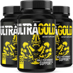 Ultra Gold Cápsulas (3 Paquetes) – Suplemento Multivitamínico para Hombres, 180 Cápsulas