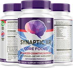 (2 Pack) Synaptic XR Cápsulas, SynapticXR, Synaptic XR Core Focus, Synaptic XR Brain Caps, Synaptic XR Advanced Formula 120 Cápsulas para 2 Meses