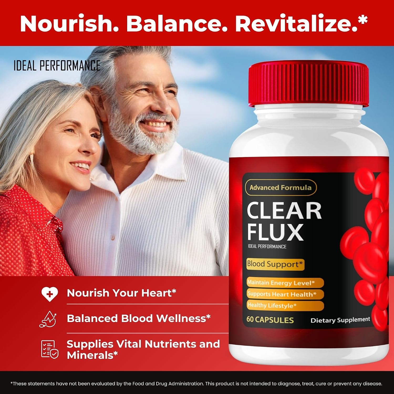 Clear Flux Supplement, Super Boost Clear Flux, 3 Pack