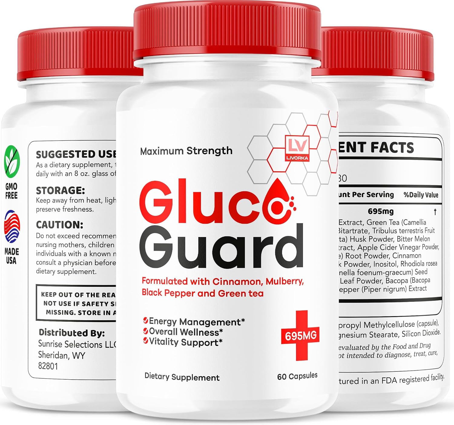 GlucoGuard Cápsulas – Complemento Nutricional, 30 Cápsulas