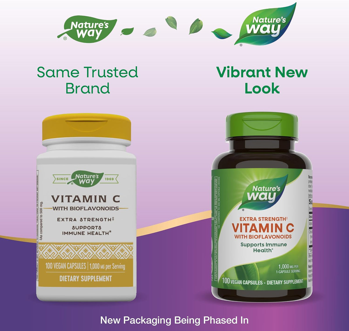 Nature's Way Vitamina C con Bioflavonoides - Extra Fuerte - 1000 mg de Vitamina C como Ácido Ascórbico - Bioflavonoides – Image 3