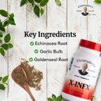 Christopher's Original Formulas Fórmula X-INFX - Apoyo Inmunitario Natural, 2 Paquete de 100 Cápsulas Cada Uno