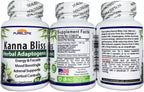 Kanna Bliss - Herbal Adaptogenic (60 Vegetarian Capsules)